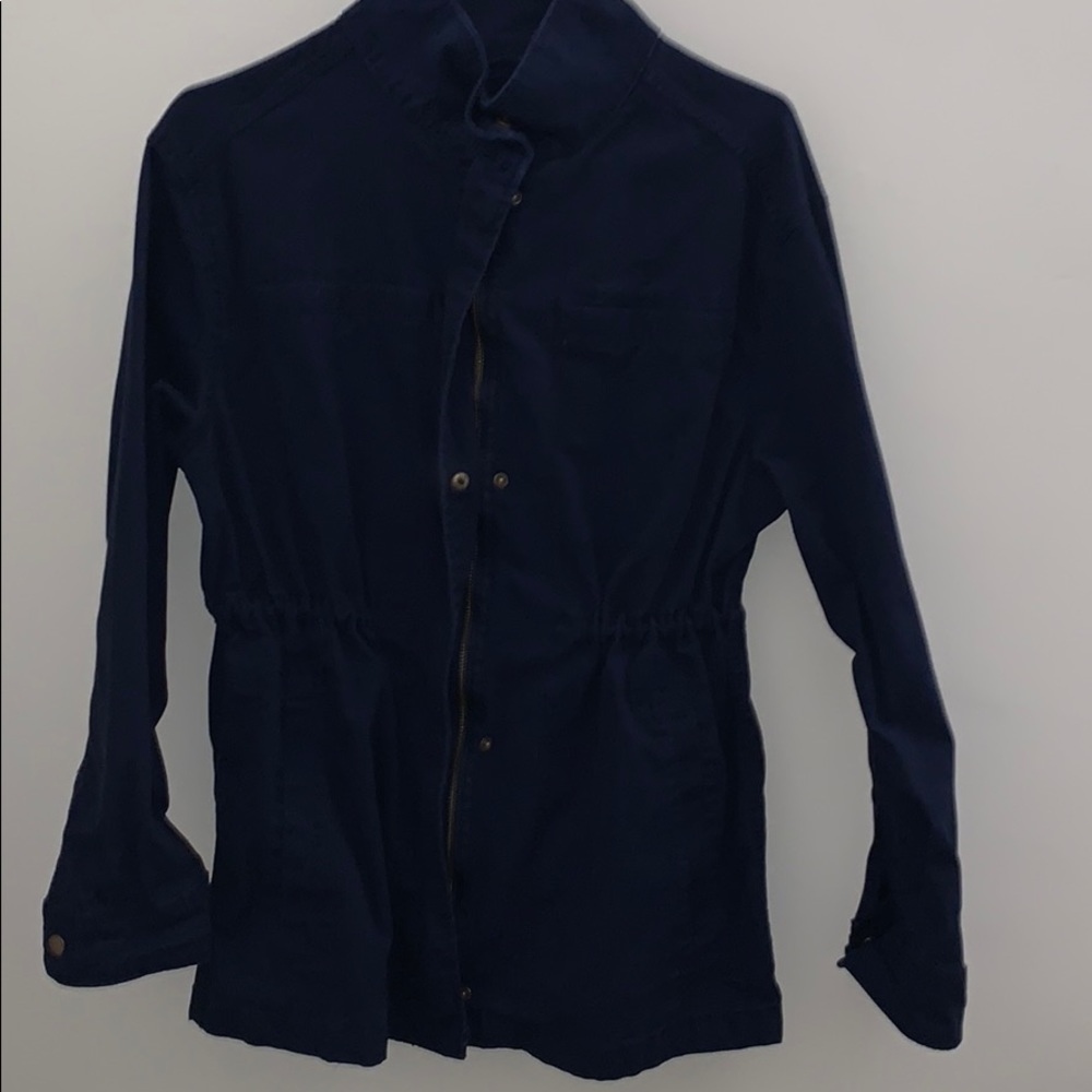 Navy Blue Utility Jacket